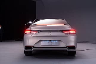 Le luci sottolineate dalle aste cromate allungano la poppa della DS9 in larghezza. ds9008redimensionner